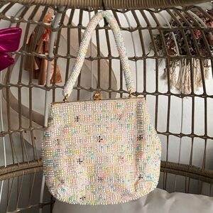 Vintage Multicolor Beaded Purse NWT